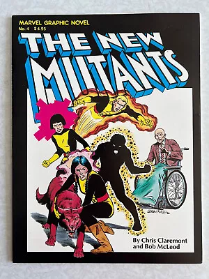 Buy Marvel Graphic Novel #4 The New Mutants - 1st Printing - 1982 Marvel Comics • 100£