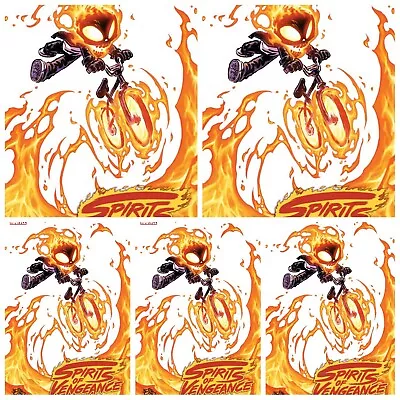 Buy 5 Pack Ghost Rider Spirits Of Vengeance #1 Skottie Young PRESALE 9/18 2024 • 10.45£