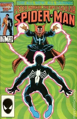 Buy Spectacular Spider-Man Peter Parker #115 FN 1986 Stock Image • 6.61£