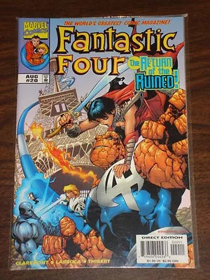 Buy Fantastic Four #20 Vol3 Marvel Comics Ff Thing August 1999 • 2.49£