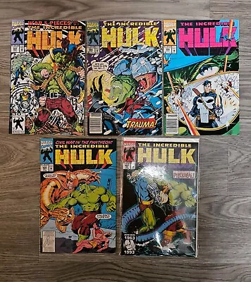 Buy Incredible Hulk #391 394 395 405 & 407 Lot Of 5 Marvel Comics 1992 VF-NM  • 12.43£