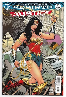 Buy Justice League #2 Wonder Woman Variant Cover Rebirth NM (2016) DC Comics • 1.50£