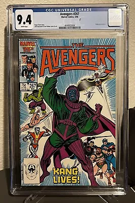 Buy Avengers #267 CGC 9.4 (May 1986, Marvel) Kang & 1st Council Of Kangs Team App. • 27.17£