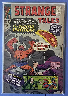 Buy Marvel Comics - Strange Tales -  The Sinister Spacetrap  # 132 May 1965 • 15.35£