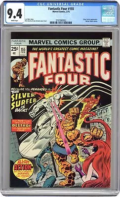 Buy Fantastic Four #155 CGC 9.4 1975 3767980002 • 77.80£