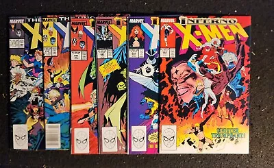 Buy UNCANNY X-MEN #235, 238, 240, 241, 242, 243 (Marvel Comics 1988) VF The Inferno • 34.95£