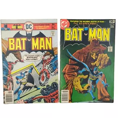 Buy Batman DC Comics  Lot 275 1st Barcode 1976 296 Scarecrow App 1978 Bronze Age • 23.29£