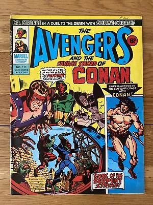 Buy The Avengers And The Savage Sword Of Conan #111 • 6.50£