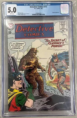 Buy DETECTIVE COMICS #312 Batman 1963 5.0 Cgc FREE SHIPPING! • 205.80£