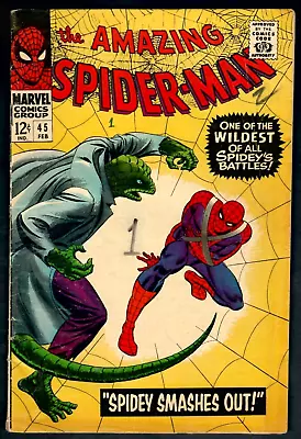 Buy The Amazing Spider-Man # 45 (4.5)  Marvel  2/1967 Key Book 12c   🕷 • 38.82£