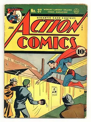 Buy Action Comics #37 VG 4.0 1941 • 1,063.95£