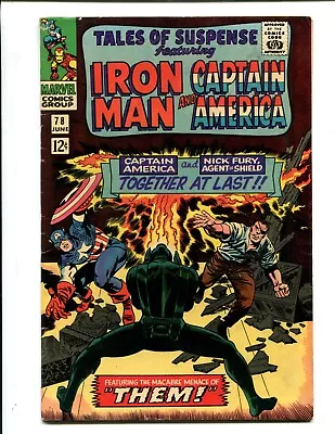 Buy Tales Of Suspense #78 - Iron Man, Captain America, Nick Fury, SHIELD (4.5) 1966 • 15.52£