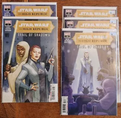 Buy Star Wars The High Republic Trail Of Shadows #1-5 Marvel Comic Set 2021 Nm • 8.53£