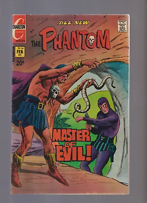 Buy CHARLTON The Phantom #54 ( 1973 ) Pat Boyette PAINTED COVER -SKYJACKING STORY • 15.14£