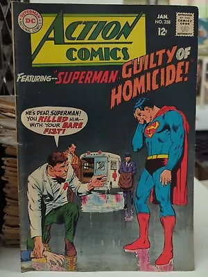 Buy Action Comics #358 Silver Age Superman DC Jan 1968 • 11.65£