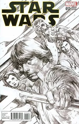 Buy VERY RARE!!! - Star Wars #12 Stuart Immonen 1:100 Sketch Variant Cover • 34.99£