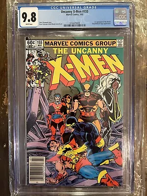 Buy Uncanny X-Men #155 CGC 9.8 Newsstand First Brood Starjammers Wolverine Cover • 302.88£