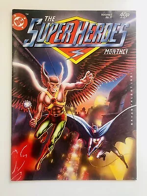 Buy UK DC Comics THE SUPER HEROES Monthly V1 #11 HAWKMAN BATMAN SUPERMAN • 10.49£