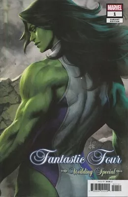 Buy Fantastic Four Wedding Special #1 (2019) Artgerm She-hulk Variant, Marvel, Nm • 3.88£