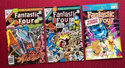 Buy Fantastic Four Annual Lot #12 FN, #13 FN-, #25 VF- 1977-1978-1992 Marvel • 10.09£