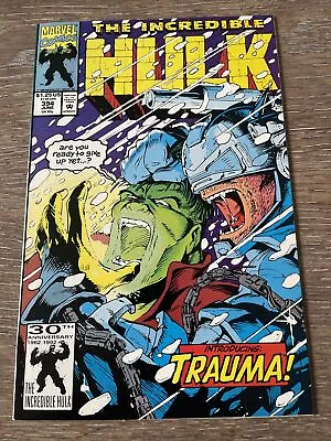Buy The Incredible Hulk #394 High Grade KEY 1st Appearance Of Trauma! (Marvel 1990) • 2.71£