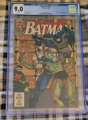 Buy Batman #489 CGC 9.0 (1993) - Killer Croc & Bane  - Azrael As Batman Fresh Slab • 38.90£