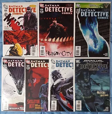 Buy Detective Comics #875,876,877,878,879,881 Annual 12 NM Lot Set Run Hungry City • 19.41£