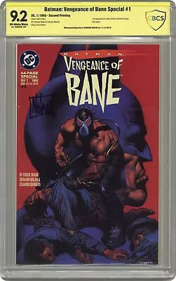 Buy Batman Vengeance Of Bane #1 2nd Printing CBCS 9.2 SS Nolan 1993 21-1EAEE22-107 • 97.08£