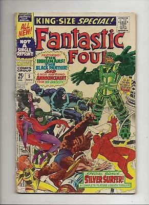 Buy Fantastic Four Annual#5 (1967) King Sized Special GD 2.0 • 14.76£