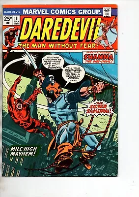 Buy Daredevil #111 - 1st Appearance Of The Silver Samurai - Rare Mark Jewelers! • 150£