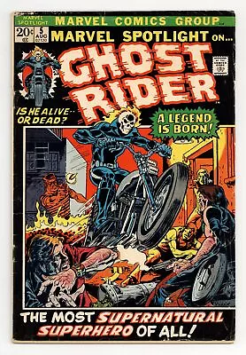 Buy Marvel Spotlight #5 GD 2.0 1972 1st App. And Origin Ghost Rider • 578.57£
