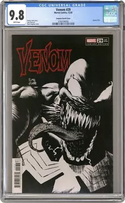 Buy Venom (2018 Marvel) 29D CGC 9.8 Stegman B&W 1:25 Variant • 135£