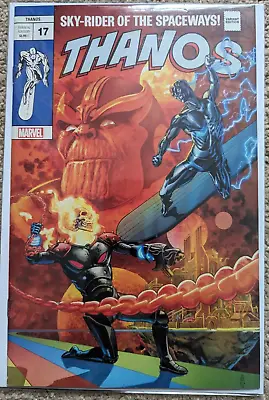 Buy Marvel Thanos 17 Rare Variant Homage Silver Surfer Vs Cosmic Ghost Rider • 10£