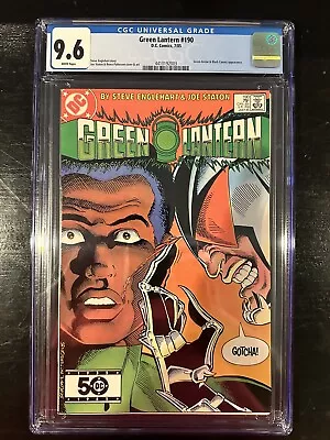 Buy Green Lantern #190 CGC 9.6 (DC 1985)   WP!  Green Arrow And Black Canary Appr! • 50.48£
