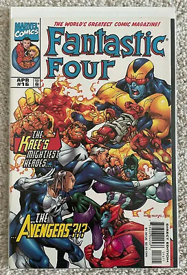 Buy Fantastic Four #16 April 1999 Kree Vtg Vintage 90s Marvel Chris Claremont Comic  • 8.46£
