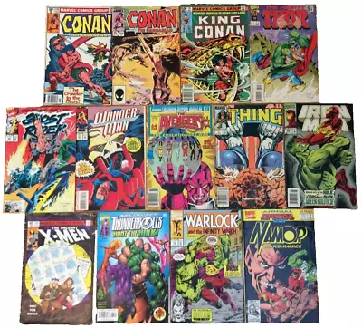 Buy MARVEL COMICS 80s 90s CONAN THOR AVENGERS IRON MAN X-MEN THING THUNDERBOLTS HULK • 13.19£