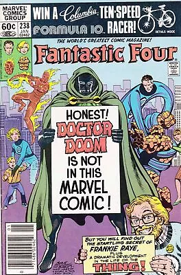 Buy Fantastic Four (Vol. 1) #238 (Newsstand) FN; Marvel | John Byrne - We Combine Sh • 11.64£