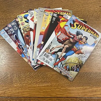 Buy SUPERMAN # 700-714 DC Comics 2010 2011 HIGH GRADE VF/NM 15 Comics • 44.62£