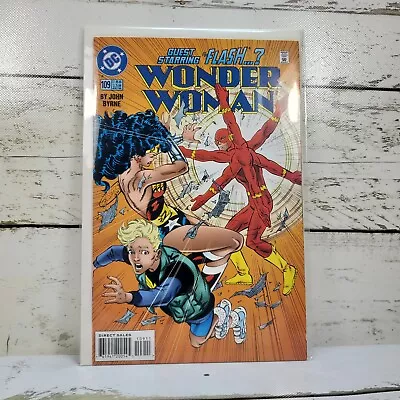 Buy DC Comics Wonder Woman #109 1996 The Flash Vintage Comic Book Sleeved Boarded • 6.21£