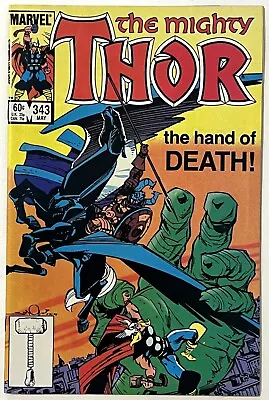 Buy Thor #343 - Marvel Comics 1984 - VF/NM - KEY - Death Of Fafnir • 3.07£