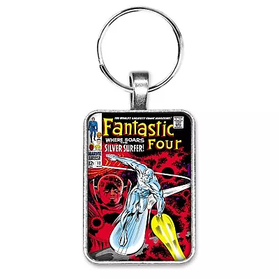 Buy Fantastic Four #72 Cover Key Ring Or Necklace Silver Surfer Classic Comic Book • 10.06£