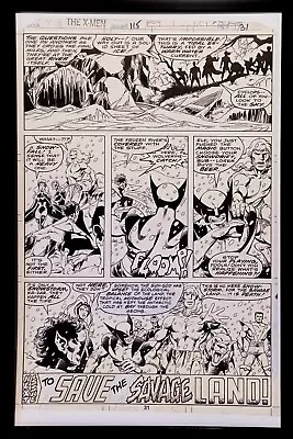 Buy Uncanny X-Men #115 Pg. 31 By John Byrne 11x17 FRAMED Original Art Print • 46.55£