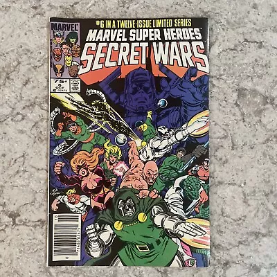 Buy Marvel Super Heroes Secret Wars #6 (1984) 1st Cameo Julia Carpenter • 6.99£