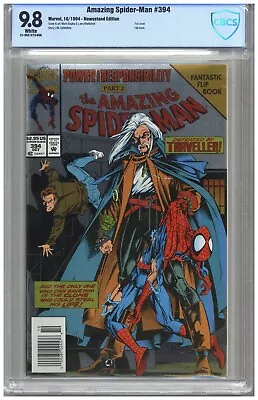Buy Amazing Spider-Man # 394   CBCS   9.8   NMMT   White Pgs   10/94  Newsstand Edit • 112.61£