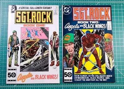 Buy Sgt. Rock #405-406 (1985) Angels With Black Wings Lot Classic DC Kubert VF/NM • 38.82£