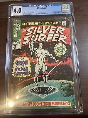 Buy Silver Surfer #1, CGC 4.0, Origin Of The Silver Surfer, 1968 • 349.47£