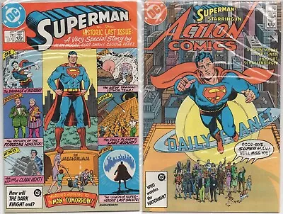 Buy Superman #423 & Action Comics  #583  - Whatever Happened To The Man Of Tomorrow? • 23.30£