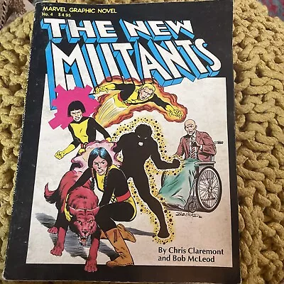 Buy New Mutants Marvel Graphic Novel #4 (1982) First Print 1st Appearance • 50£