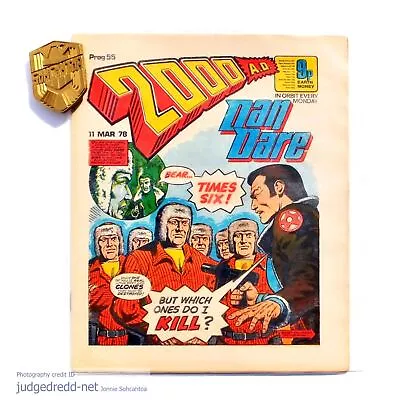 Buy 2000AD Prog 55 Dave Gibbons Dan Dare & Brian Bolland Art Comic 11 3 78 1978 (:a) • 22.99£