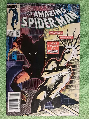 Buy AMAZING SPIDER-MAN #256 VG-FN : NEWSSTAND Canadian Price Variant 1st Puma RD6624 • 24.49£